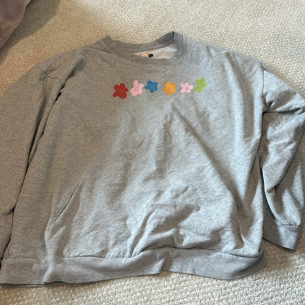 Lonely Ghost Grey Crewneck